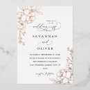 Buscar rosado blanco negro boda invitaciones Floral