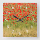 Buscar agricultura relojes de pared Azul