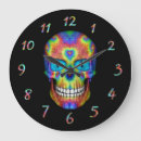 Buscar calavera relojes de pared Colorido