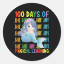 Buscar 100 días de escuela pegatinas Aula