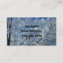 Buscar nieve tarjetas de visita Jefes