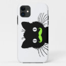 Buscar gato retro iphone fundas Negro