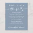 Buscar nos casamos invitaciones Azul polvoriento