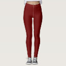 Buscar sangre leggings Rojo profundo