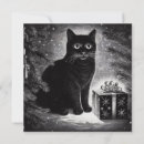 Buscar gato gótico tarjetas Vintage