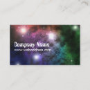 Buscar ciencia ficción tarjetas de visita Universo