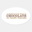 Buscar postre ovales pegatinas Chocolate