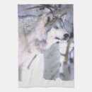Buscar lobo gris paños de cocina Animal