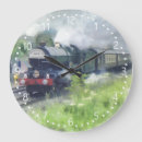 Buscar locomotora relojes de pared Ferrocarril