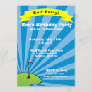 Buscar pelota de golf invitaciones Putt putt