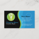 Buscar energía verde tarjetas de visita Electricista