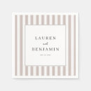 Buscar rayas beige servilletas Minimalista