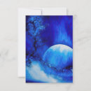 Buscar luna azul tarjetas General y unisex