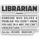Buscar bibliotecario pegatinas Nerd de libro