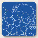 Buscar flores simples posavasos Gráfico