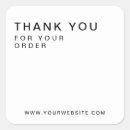 Buscar gracias por su orden pegatinas Minimalista