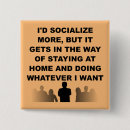 Buscar antisocial cuadrados pins Insignias