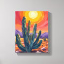 Buscar paisaje del desierto lienzos Puesta de sol