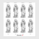 Buscar jesús blanco y negro pegatinas Católico
