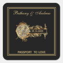 Buscar pasaporte pegatinas Oro