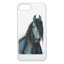 Buscar caballos hermosos iphone fundas Negro