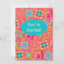 Buscar turquesa y rojo invitaciones Para ella