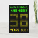 Buscar 38 años tarjetas General y unisex