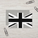 Buscar bandera española tarjetas de visita Negro