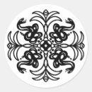 Buscar serpiente negra pegatinas Blanco y negro