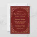Buscar hindú boda invitaciones Rojo