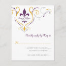Buscar fleur de lys invitaciones Morado