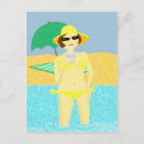 Buscar lunares amarillos postales Chica