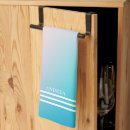 Buscar rayas azules y blancas paños de cocina Moderno