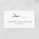 Buscar sastre tarjetas de visita Tijeras