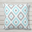 Buscar galón del ikat cojines Zigzag