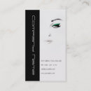 Buscar maquillaje del ojo tarjetas de visita Salón
