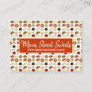 Buscar dulces tarjetas de visita Chef