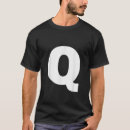 Buscar letra q camisetas Monograma