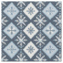 Buscar copos de nieve telas Azul
