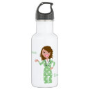 Buscar enfermera agua botellas Para ella