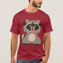 Buscar mapache del dibujo animado camisetas Lindo