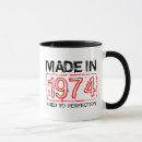 Buscar hecho en 1974 tazas Vintage