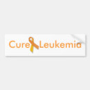 Buscar blanco anaranjado pegatinas parachoque Leucemia