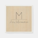 Buscar textura de madera servilletas Monograma