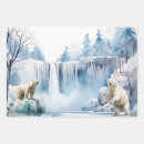 Buscar lobos papel de regalo Nieve