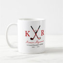 Buscar rojo con negro tazas Monogramado