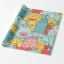 Buscar monstruos lindos papel de regalo Para todos