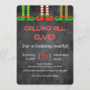 Buscar duende del invitaciones de navidad Día de fiesta