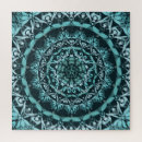Buscar mandala verde puzzles Turquesa