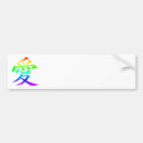 Buscar kanji pegatinas parachoque Chino